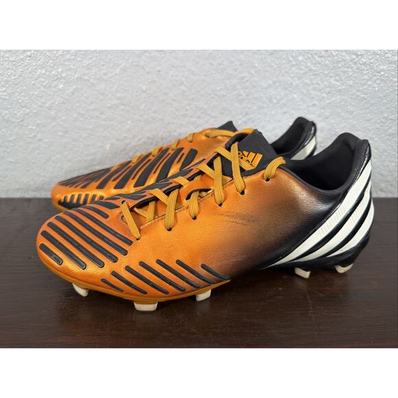 ADIDAS Predator Absolion LZ TRX FG Mens Size 7.5 Soccer Cleats Orange Black main image 6